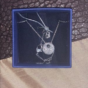 Swarovski necklace stone pendant mini